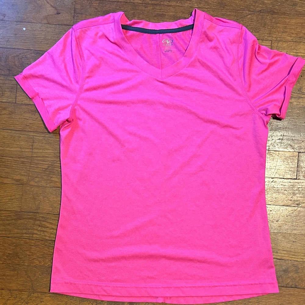 Athletic Works Bright Pink Short Sleeve Tee Size Small